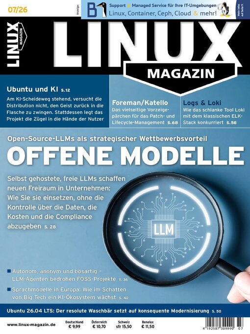 Cover image for Linux Magazin Germany